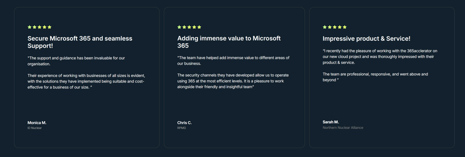 365-accelerator-comments