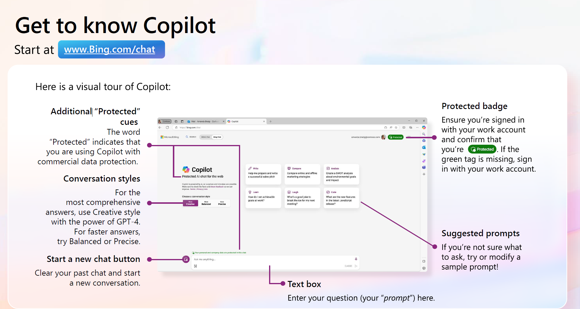 Getting started with Microsoft Copilot (AI chat for business)